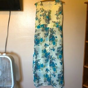 Vintage long sheer coverup